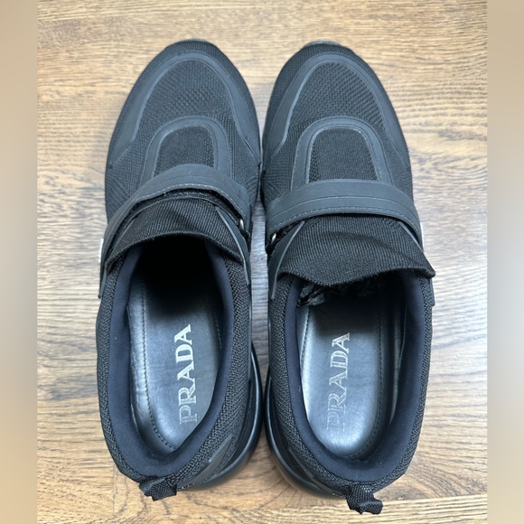 PRADA black cloudburst low sneakers - size 10 - like new condition - Picture 6 of 7